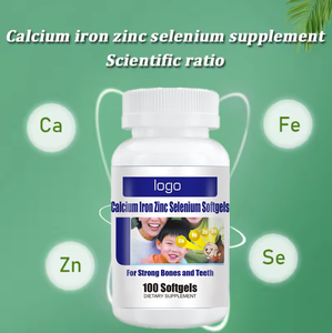 วิต้าฮอลล์ แคลเซียม ออร์แกนิค, เหล็ก, สังกะสี, ซีลีเนียม แบบแคปซูลนิ่ม อาหารเสริมสมุนไพรธรรมชาติและสารอาหารประจำวัน - Product Image 4