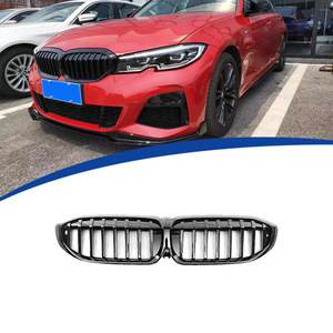 Rejilla Delantera Negra Brillante para BMW G20, Repuesto para Serie 3 2020-2022, Material ABS - Product Image 5