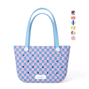 Hot Summer Fashion Croc Sac Avec Trous Étanche EVA Caoutchouc Silicone Ouvert Personnalisé pour Femmes Sac À Main EVA Sac Fourre-Tout - Product Image 3