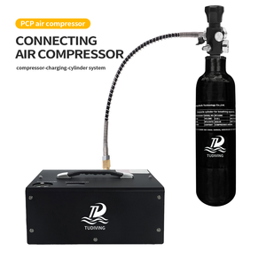 TUDIVING Nouveau Design <span class=keywords><strong>Prix</strong></span> Compétitif <span class=keywords><strong>Mini</strong></span> 0.36L 4500psi 300bar Entièrement Enveloppé Matériau Composite Paintball Réservoir D'air En Fiber De Carbone - Product Image 6
