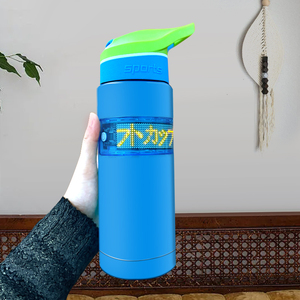 Led Display Screen Smart Water Bottle Phone APP Programmable DIY Animations Text <b>Advertising</b> <b>Light</b> Water Cup Smart LED Display - Product Image 2