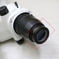 Lensa Barlow Mikroskop 0.3X 0.5X 1X 2X 1.5X M48 Lensa Objektif Tambahan untuk Mikroskop Stereo