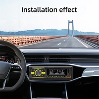 Reproductor MP3 para coche OEM ODM Luces coloridas Lector de tarjetas USB/TF Radio FM Salida de audio de cuatro canales de alta fidelidad BT Manos libres AUX