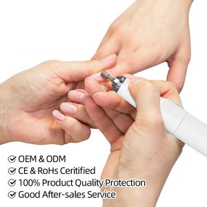 Mini perceuse à ongles rechargeable portable 35000 tr/min Logo personnalisé Électrique privé Efile Manucure Fabriqué en plastique - Product Image 2