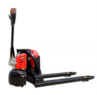 Transpalette Électrique Stable de Haute Qualité, Capacité de Charge 1500kg, Batterie Lithium DC15 24V, 4x4, Largeur d'Allée 2000mm, Faible Rayon de Braquage