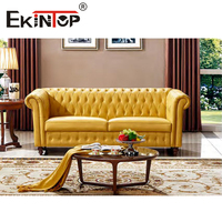Ekintop europäische Sofa garnitur Möbel Luxus Sofas Wohnzimmer Set Sofas