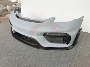 Parachoques delantero de fibra de carbono, kit de carrocería para orsche718 Boxster Ayman, 4R - Product Image 3