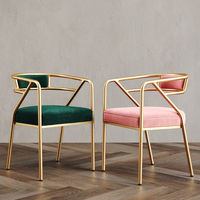 Nordique moderne minimaliste café restaurant salon loisirs chaises lait thé magasin style industriel chaises à manger