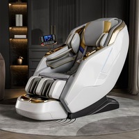 Fauteuil de massage robot intelligent VCT, inclinable électrique, zéro gravité, spa pour les pieds, pierres de jade, 6 modes automatiques, minuterie