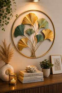 Handcrafted Metal <b>Wall</b> Art Sculpture for Living Room Bedroom Dining Area and Modern Home Decoration - Product Image 6