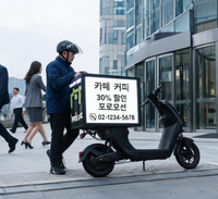 Sac à dos isotherme étanche pour livraison de repas avec écran LED publicitaire numérique pour moto et scooter
