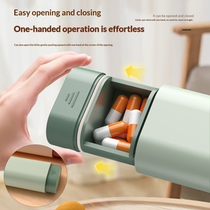 Wholesale Medibox Ht003 Portable OEM Customized Logo Medicine Storage Box Hot Sell <b>Pill</b> <b>Container</b> - Product Image 5