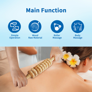 El más nuevo cuerpo Relajación muscular Madera <span class=keywords><strong>Maderoterapia</strong></span> Juego de masaje anticelulitis <span class=keywords><strong>Rodillo</strong></span> de madera Herramienta de drenaje linfático - Product Image 4