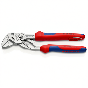 Llave de tenazas KNIPEX 86 05 180 T 180 mm con mandíbula ajustable, fabricada en Alemania - Product Image 1