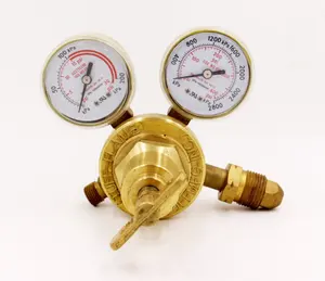 Regolatore di pressione dell'ossigeno della valvola di regolazione dell'ossigeno del doppio manometro del diaframma di alta qualità a basso prezzo