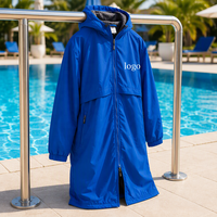 Parka de bain unisexe imperméable, robe de change surdimensionnée, veste pour homme, poncho chaud pour adultes pour le surf