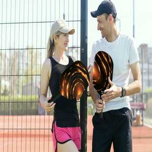 Pagaie de Pickleball en fibre de carbone T700 ultra-réactive avec conception sans bord - Product Image 5