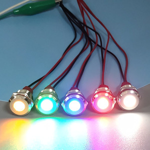 WD10mm Round <strong>Led</strong> <strong>Indicator</strong> Lights Mini Lamp Double Color Multicolor Light <strong>Indicator</strong> IP65 3-220V - Product Image 2