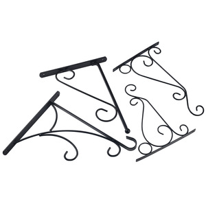 Wrought Iron <b>Wall</b> Mounted Plant <b>Hooks</b> For Outdoor Flower Pots And Decorative Use - Product Image 5