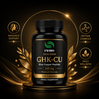 Capsules de suppléments de peptides GHK-Cu en gros, OEM, marque privée, ODM, capsules GHK-CU personnalisées