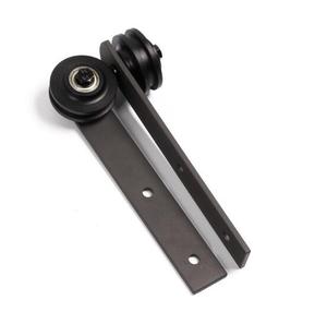 WEKIS 6.6 Ft Rustic I-Shape Sliding Barn Door Hardware <b>Kit</b> Durable Brass Steel for Kitchen & Bathroom - Product Image 5