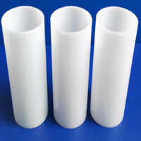 Tube rond en PC blanc laiteux, matériau d'abat-jour haute rigidité, résistant aux hautes températures, non toxique, couvercle de lampe en tube