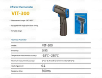 High Performance Infrared Thermometer for Easy Temperature Measurements Durable Value Instrument for Refrigeration Tools