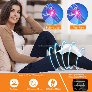 Masajeador <span class=keywords><strong>de</strong></span> <span class=keywords><strong>rodilla</strong></span> con control táctil LED con terapia <span class=keywords><strong>de</strong></span> calor <span class=keywords><strong>de</strong></span> luz roja y vibración para aliviar el dolor articular - Product Image 4