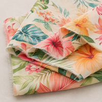 Tissu imprimé en viscose tissé personnalisé en usine en gros 100% tissu en rayonne 30S * 30S 110gsm pour tissu en rayonne filé pour robe