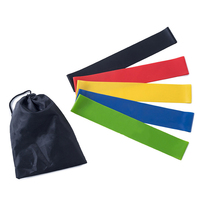 Banda de Resistencia para Ejercicio, Entrenamiento Funcional de Yoga y Equipo de Gimnasia, Plegable, Ecológica, de TPE, Disponible en Conjuntos