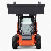 Minicargadora de Ruedas EVERUN ERS12V EPA Tier 4 EU Stage V 4WD con Motor Yanmar de 1260 kg, Minicargadora Compacta para Construcción Agrícola