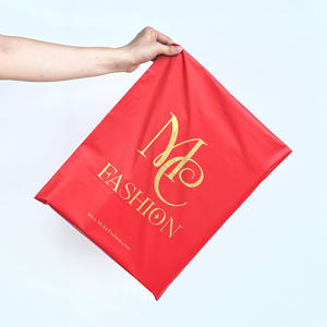 Sacs postaux personnalisés à prix réduit, faible MOQ, haute qualité, sacs d'expédition noirs mats avec logo, emballage poly pour vêtements, t-shirt - Product Image 2