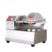 Commerciële hogesnelheidsmachine van roestvrij staal voor het automatisch snijden van vlees, groenten, dumplings, garnalen en pasta.