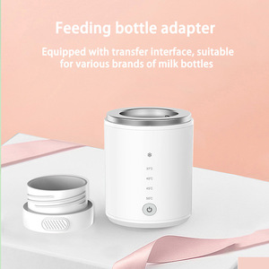 Disesuaikan USB isi ulang perjalanan Mini Portabel botol susu bayi pensteril penghangat antibocor desain usia 0-12 bulan cetak - Product Image 5
