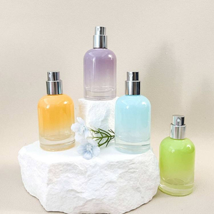 High color of <b>macaron</b> Luxury OEM Low MOQ Wholesale Custom High-end Cylindrical 30Ml 50Ml Glass Perfume Bottle with <b>Box</b> - Product Image 4