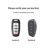 Untuk Casing Kunci Haval Versi Dasar, Versi Mewah, dan Versi Premium, Pelindung Kulit Asli dengan Gesper untuk Mobil Baru