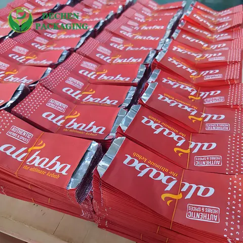 Sandwich Bbq Printed Whited Lined Aluminium Foil Paper Kebab Chicken Beef Bag
