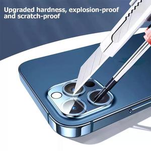 Protettore dello schermo in vetro temperato con Cover completa 9H per <span class=keywords><strong>iPhone</strong></span> <span class=keywords><strong>12</strong></span> 13 14 <span class=keywords><strong>Mini</strong></span> <span class=keywords><strong>fotocamera</strong></span> Pro Max - Product Image 3
