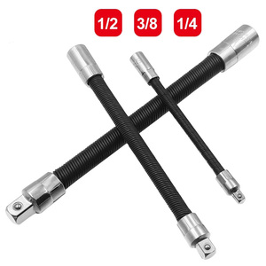 כונן שקע הארכת בר מתאם חיבור מוט גמיש פיר המרה ראש גבוהה מומנט מחגר ברגים מקדחה אלקטרונית - Product Image 1