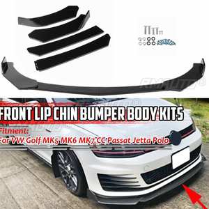 ลิ้นกันชนหน้า สปอยเลอร์หน้า ชุดแต่งรอบคัน สำหรับรถยนต์ VW Golf MK1 MK2 MK3 MK4 MK5 MK6 MK7 MK8 สำหรับ Jetta สำหรับ Scirocco - Product Image 1
