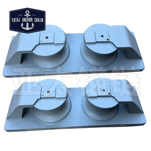 Chaîne d'ancre Yatai, guide-câble marin en acier à double rouleau, équipement d'amarrage pour bateau, pour usage naval - Product Image 4