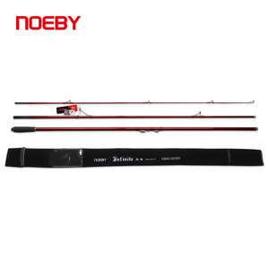 NOEBY 13'0'' INFINITE 3 Section Surf <strong>Rod</strong> with Fuji Guide and <strong>Reel</strong>, 3 Piece Spinning &amp; Casting <strong>Fishing</strong> <strong>Rod</strong> for Travel <strong>Fishing</strong> - Product Image 1