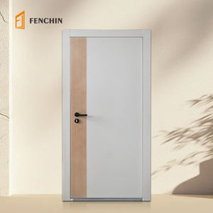 Commercial Interior Room Fireproof Emergency Exit Industrial Security Fire Resistant Fire Rated Steel Door with Glass <strong>Insert</strong> - Product Image 1