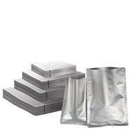 Sachet laminé personnalisé avec logo imprimé, plat, mat, en Mylar et feuille d'aluminium, jetable, thermoscellable, haute barrière, résistant à l'humidité