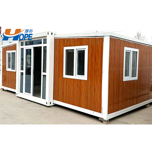 China Australia <span class=keywords><strong>India</strong></span> 20ft 40ft Draagbare Geprefabriceerde Woonhuizen Uitbreidbaar Opvouwbaar Containerhuis Met Volledige Badkamer