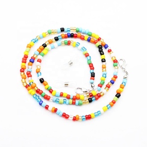 Nouvelle chaîne de <span class=keywords><strong>lunettes</strong></span> de soleil <span class=keywords><strong>pour</strong></span> femmes perles de riz <span class=keywords><strong>cordon</strong></span> de <span class=keywords><strong>lunettes</strong></span> lanière de masque facial et chaîne de masquage <span class=keywords><strong>pour</strong></span> <span class=keywords><strong>lunettes</strong></span> - Product Image 3