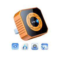 Adaptador Inalámbrico 4 en 1 OEM ODM para Carplay/Android Auto/Airplay/Miracast, Conexión Plug and Play, Aplicación Móvil Sincronizada
