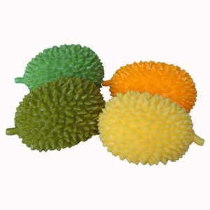 Vente en gros de jouets créatifs de simulation de fruits, jouets anti-stress en forme de durian à presser, balles anti-stress - Product Image 1