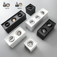 PULUOTI Factory Outlet Moderne Anti-Glare LED MR16 Plafonnier Spot Down Light Corps en Aluminium 3000K pour Éclairage Intérieur