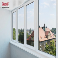 Ventanas Corredizas Horizontales de PVC con Aislamiento Térmico, Vidrio Doble Insonorizado, Modernas y de Lujo